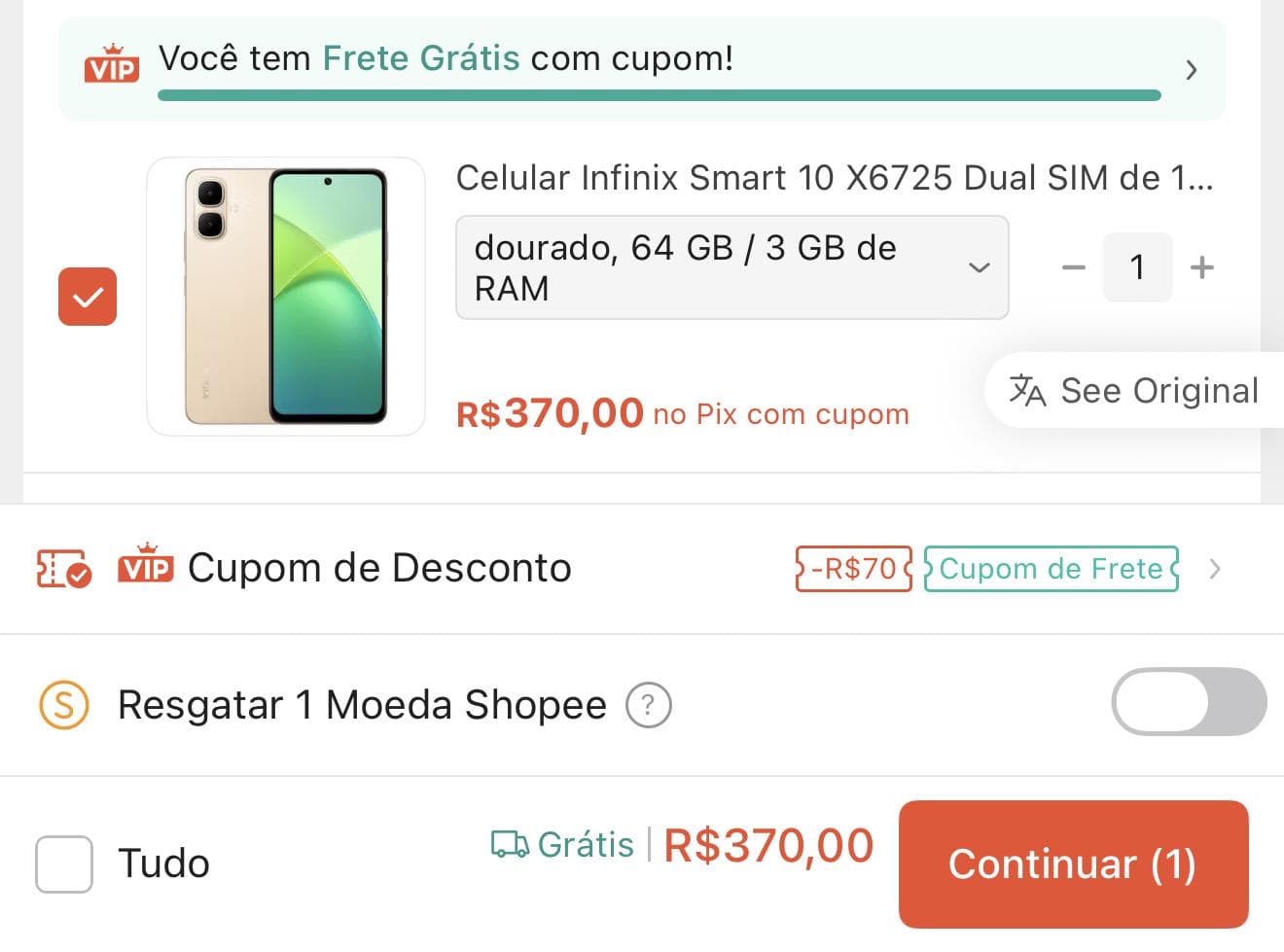 Celular Infinix